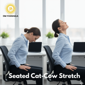  Seated Cat-Cow Stretch