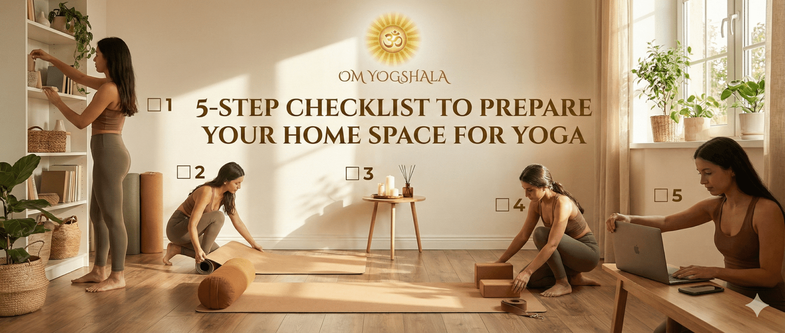 5-Step Checklist to Prepare Your Home Space for Yoga - omyogshala