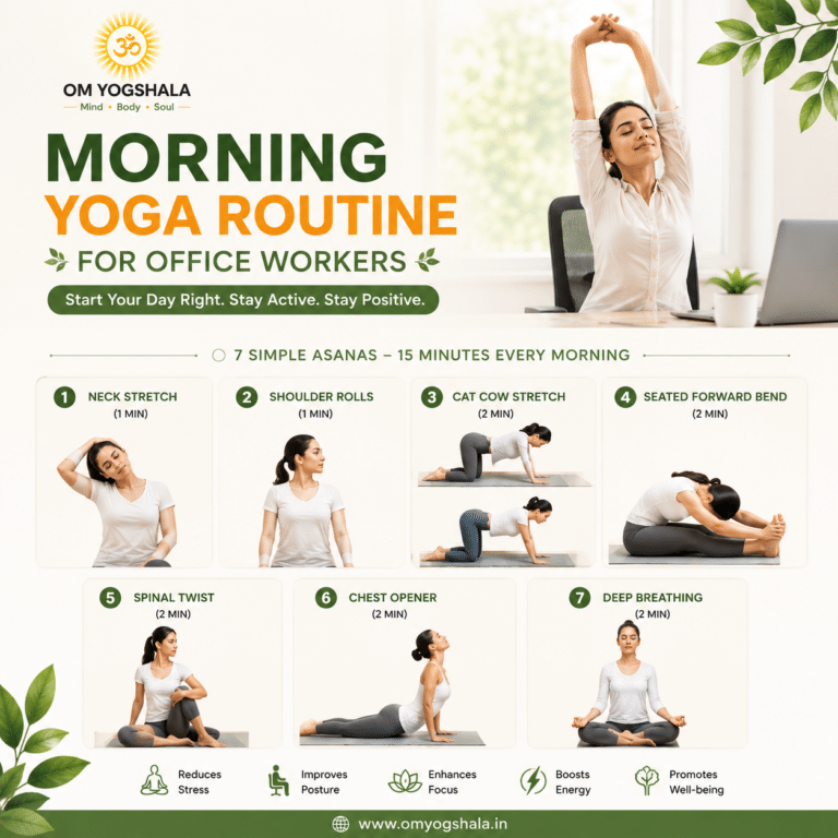 Morning Yoga Routine for Office Workers