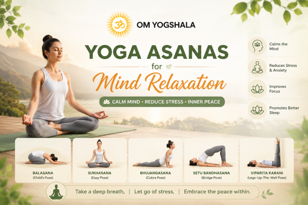Yoga Asanas for Mind Relaxation Yoga Asanas for Mind Relaxation