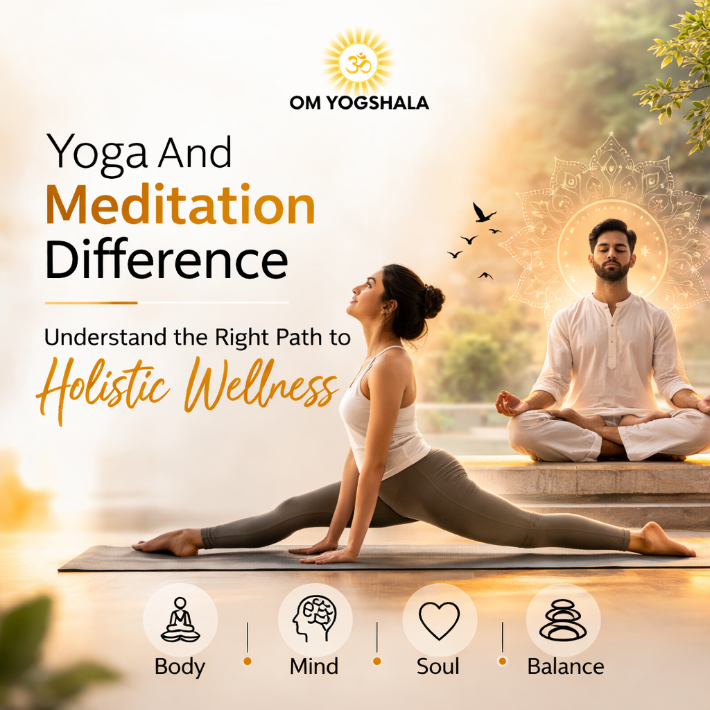 Yoga And Meditation Difference